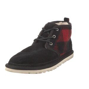 UGG Suede Printed Lace-Up Boots